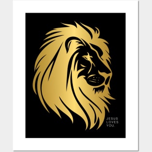 Golden lion Posters and Art